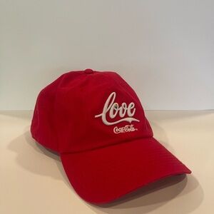 American Needle Coca-Cola Coke Love Pride Red Adjustable Hat Adult